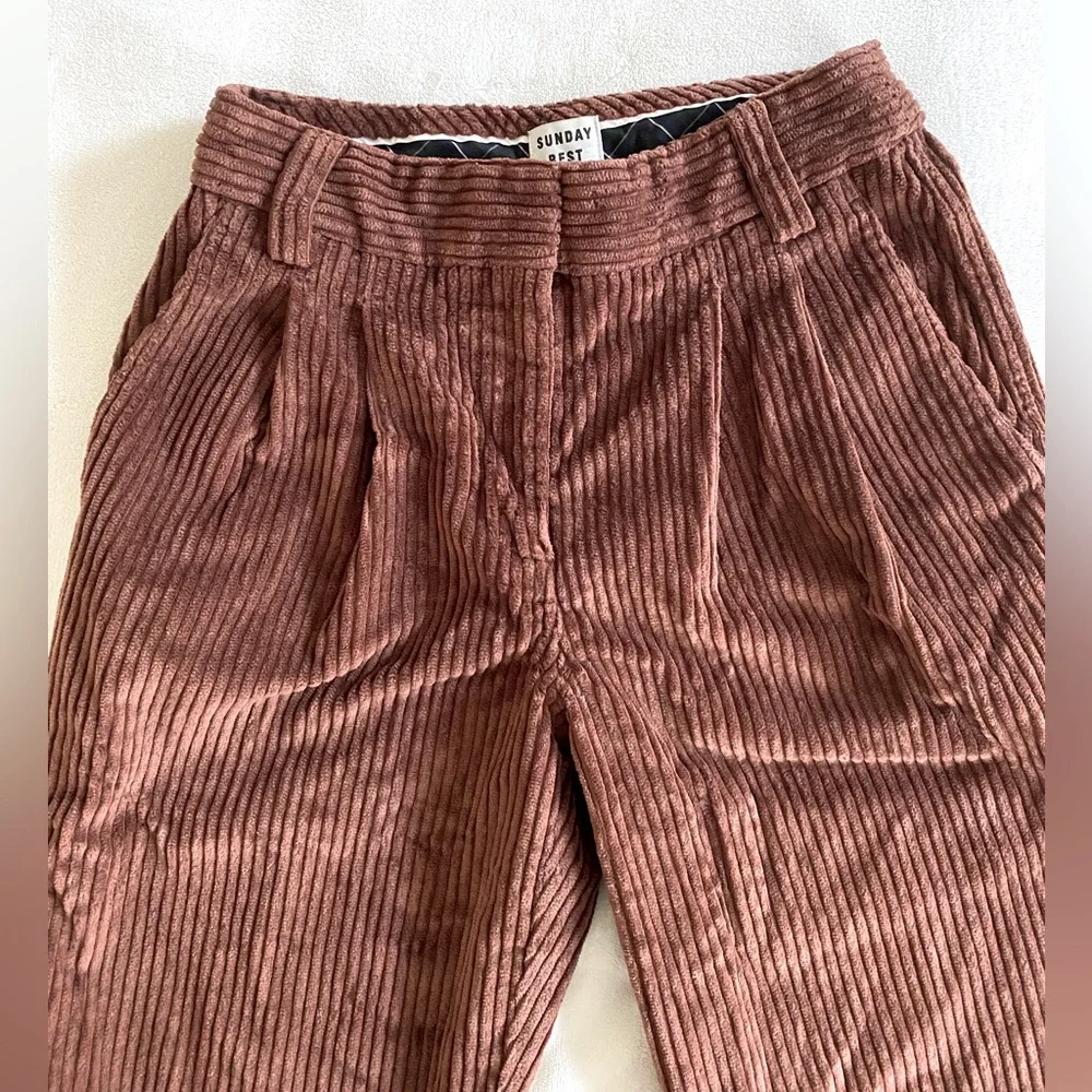 Brown Corduroy Pants - Picture 2 of 7